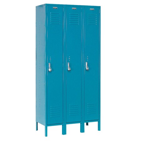 Global Industrial 45 in W, 18 D, 78 in H, Blue 652173BL
